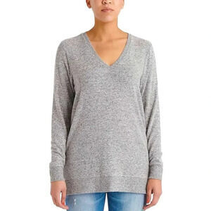 Lucky Brand V-Neck Tunic Long Sleeve Pullover Size Small